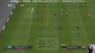 Arsenal vs Juventus 1999  Anelka goal [upl. by Arlon]