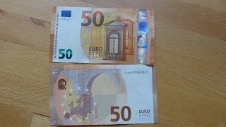 New 50 EURO banknote review 2017 [upl. by Evilo]