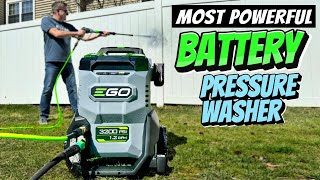 DIRTY VIDEO  EGO 3200psi Battery Pressure Washer Review💧💧💧 [upl. by Garges]