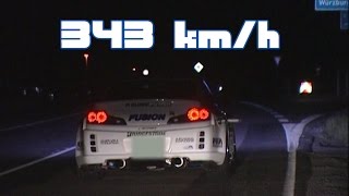 INFINITI G35 TwinTurbo goes 213 mph top speed [upl. by Beeck]