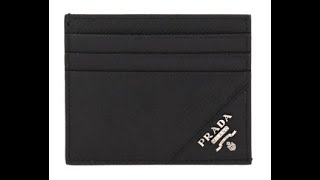 PRADA Saffiano Leather Card Holder 2MC223 QME F0002 [upl. by Aima329]