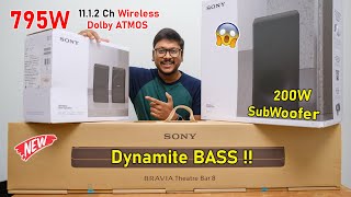 Unboxing My New 14 Lakh Sony Dolby ATMOS Home Theater System 2024 795W Dynamite Sound🔥 [upl. by Yvor932]