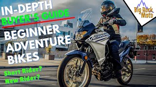 Best ✔ BEGINNER ✔ Adventure Motorcycles for 2022 👍 [upl. by Alvinia]