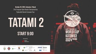 TATAMI 2  DAY 1  KARATE KYOKUSHIN IKO WORLD CUP KATOWICE 2024 POLAND [upl. by Karlen]