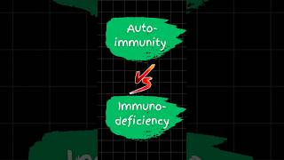 Autoimmunity vs Immunodeficiency shorts [upl. by Ennairrac]