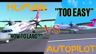 HUMAN vs AUTOPILOT Landing In TFS [upl. by Stead]