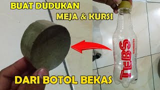 Cara Buat DudukanBracket Dari Botol Bekas  Bisa Untuk Meja Dan Kursi [upl. by Hannah]