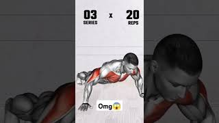 All Pushup Upper Chest middle Chest Lower Chest workout Omg 😱challenge🔥💯🤘trending shorts🏅🏅 [upl. by Matilde]