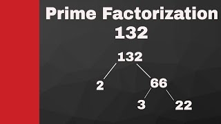 Prime Factorization of 121 and 132 [upl. by Spindell812]