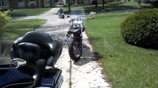 Supercharged Stroker Shovelhead Harley First Ride [upl. by Winona]