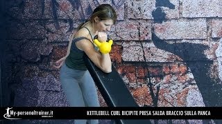 Braccia Workout con Kettlebell [upl. by Doownyl]