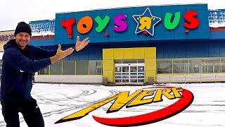 Toys R Us NERF Blaster Shopping [upl. by Ydnic]