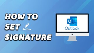 How To Set Signature On Outlook EASY [upl. by Clementia]