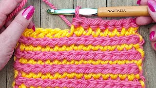 Crochet Brioche Stitch How To Tutorial [upl. by Philender]