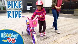 Woolly and Tig  A Bike Ride with Mum  Full Episode  TV Show for Kids  Toy Spider [upl. by Treborsemaj874]