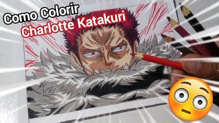 🔥COLORAÇÃO INSANA Como Desenhar o Charlotte Katakuri 2 One PieceErik Leandro [upl. by Rooker13]