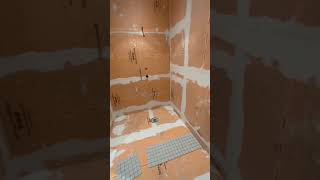 Instalación de cerámicas porcelanas bathroomtiles diy construction construction [upl. by Labaw68]