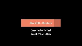 CSULB Biol 260 Fall 2024  Week 7 [upl. by Gustafsson187]