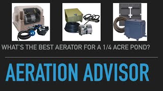 The Best Aerators For A 14 Acre Pond [upl. by Solley]