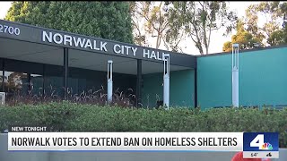 Norwalk defies Newsoms order extends homeless shelter ban [upl. by Ecienahs640]