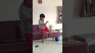 Vansh and jatin playing with new football [upl. by Newmann]