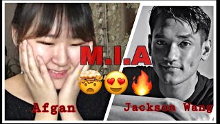 ✨Afgan ft Jackson Wang MIA✨Reaction🔥😍 [upl. by Amlas]