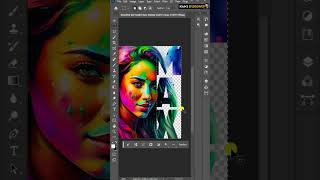 modern graphics design idea in Photoshop shorts photoshoptutorial [upl. by Enillebyam]