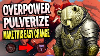 D4 EASY Change to Pulverize the Best Druid Build [upl. by Eleda906]