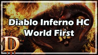 Diablo 3 World First Diablo Kill On Hardcore Inferno [upl. by Prudhoe]