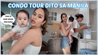 CONDO TOUR DITO SA MANILA DITO MUNA KAMI TITIRA 🏡  PINAS VLOG 🇵🇭 [upl. by Aylat586]