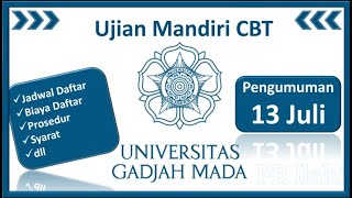 CBT Ujian Mandiri UGM [upl. by Leivad]