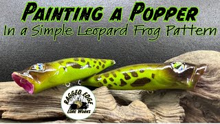 Painting a Simple Leopard Frog Popper [upl. by Waddington]