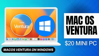 Install macOS Ventura on any windows PC Opencore Hackintosh on 20 Mini PC [upl. by Nonnaehr479]