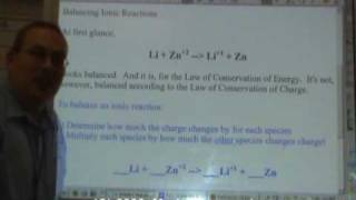 Chemistry Tutorial 121e Balancing Ionic Reactions [upl. by Nwahsuq833]