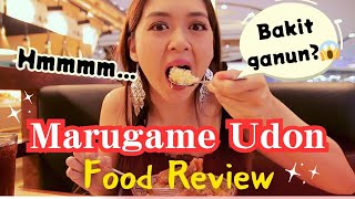 MARUGAME UDON FOOD REVIEW  MARIEL PAMINTUAN VLOGS [upl. by Lacee625]