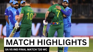 India vs South Africa ICC T20 World Cup 2024 Final Match Highlights [upl. by Lundeen]