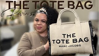 MARC JACOBS THE TOTE BAG REVIEW  JACQUARD STYLE  SIZE SMALL [upl. by Sucramej951]