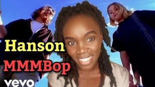 African Girl First Time Hearing Hanson  MMMBop Official Music Video  REACTION [upl. by Fattal224]