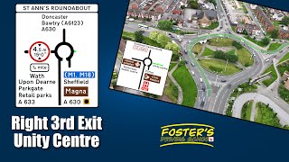 How To Do St Ann’s Roundabout  Right 3rd Exit  Towards Unity CentreClifton [upl. by Atnoved]