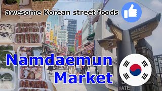 Vlog 66년생 엉망진창 vlog 남대문 시장 Namdaemun Market Namdaemun street foodGalchi Restaurant [upl. by Rossi433]