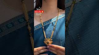 Gold long hara designs in Kannadagold beads wex long haragold long Hara viralshortviralvideo [upl. by Nahta]