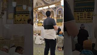 Azan In Madina madina khubsurat beautiful rasoolallah youtubeshorts masjidnabawi viralvideos [upl. by Sillad898]