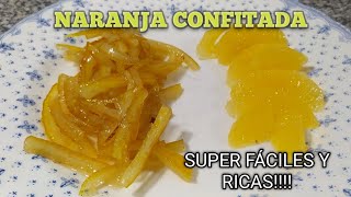 Como Confitar Cáscaras de Naranja [upl. by Ultun49]