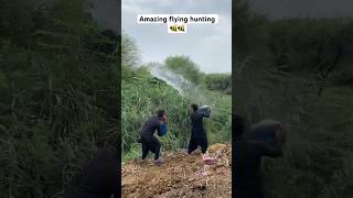 Amazing flying bee hunting 🐝🐝 hunting farming huntingseason flyingbeast [upl. by Sokem]