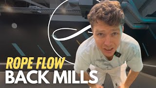 My Fave Rope Flow Pattern RN – Back Mills Tutorial [upl. by Ettenowtna]