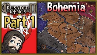 Crusader Kings 2 Holy Fury Bohemia Gameplay  Part 1  Lets Play Walkthrough [upl. by Glennon]