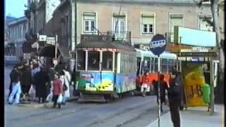 Lisbon buses and some trams in 1991 part 2 [upl. by Anirehs]