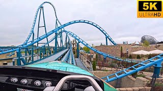 Abyssus POV 5K Aquatic Themed Vekoma Shockwave Energylandia Poland [upl. by Eiramanad929]