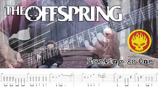 The Offspring  Hurting As One Guitar Cover  TABS [upl. by Nedla661]