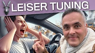 Dein Tesla Model 3Y ist viel zu laut und kann dank customtesla leiser werden 🥳 [upl. by Gilead758]